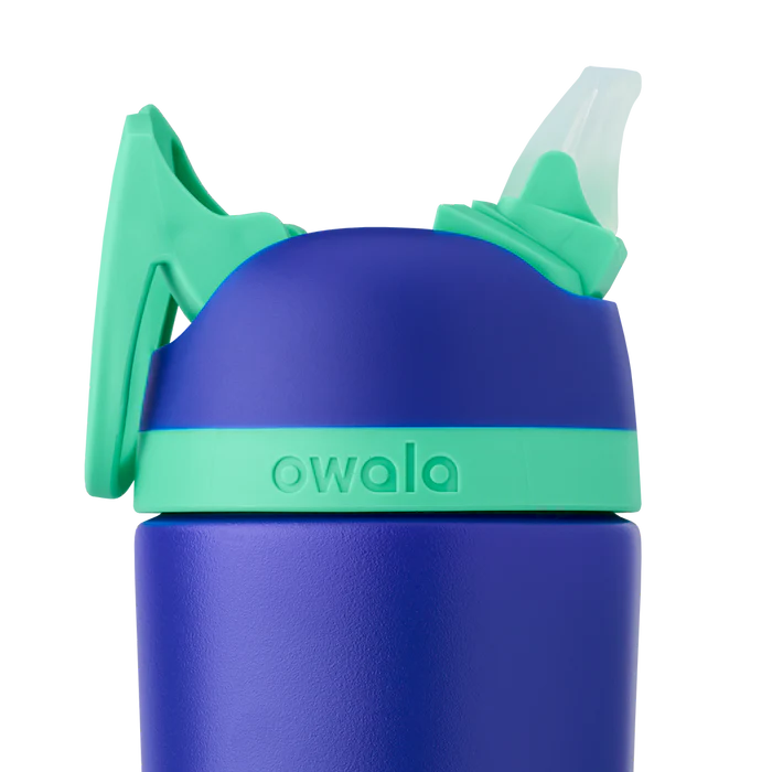 14oz / Stainless Steel / Teal + Pink